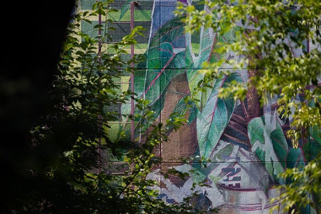 Новая работа от фестиваля STENOGRAFFIA появилась в Харитоновском парке