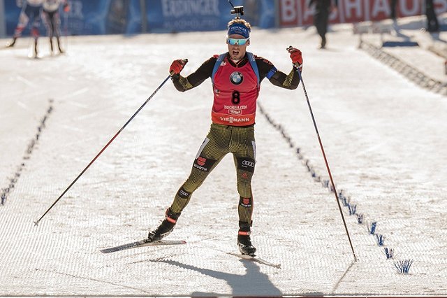 Последняя гонка ЧМ по биатлону завершилась победой немца