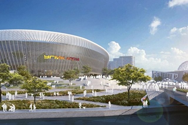 В Екатеринбурге утвердили проект ледовой арены УГМК