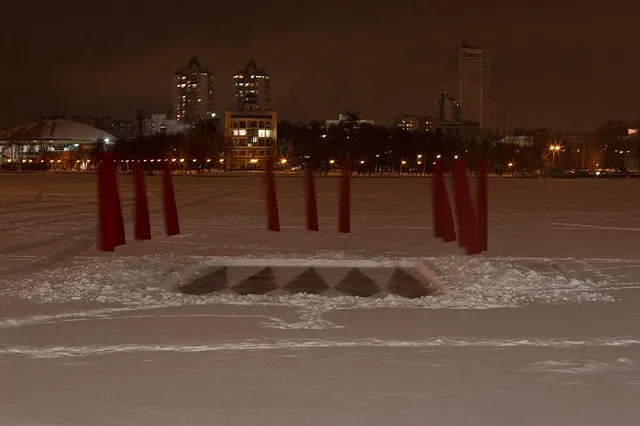 На Плотинке прошел пикет, посвященный истории Краснознамённой группы