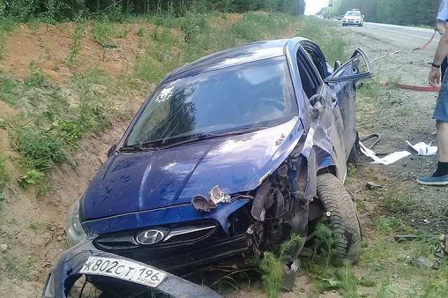 В Берёзовском парень без прав попал в жуткое ДТП, едва не убив пятерых своих друзей