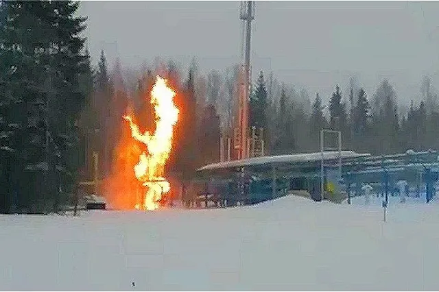 В Качканаре вспыхнул газопровод