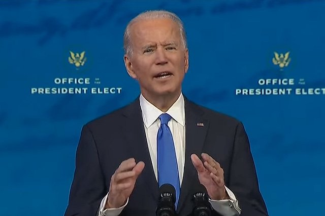 Путин направил поздравительную телеграмму Джо Байдену по случаю победы на выборах президента США