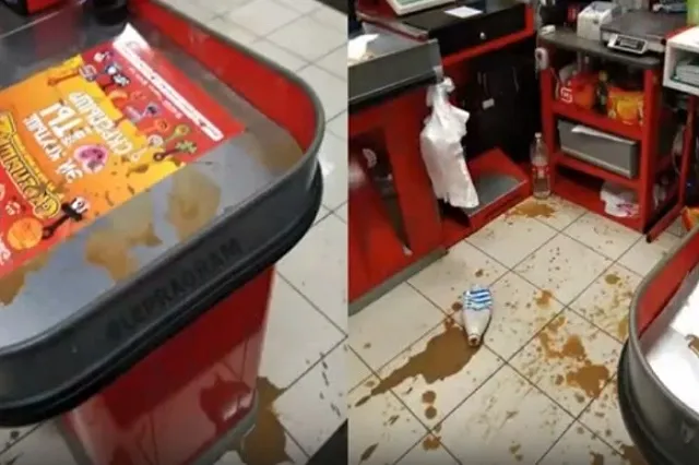 В Нижнем Тагиле мужчина облил продавца за кассой фекалиями