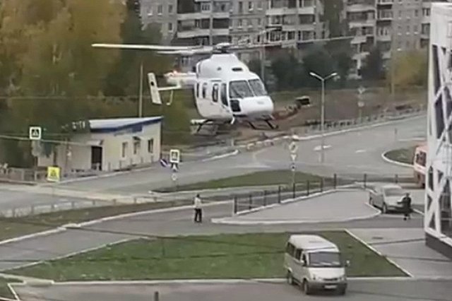 В Качканаре санитарный вертолёт перепутал зону посадки