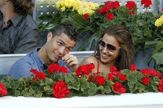 Роналду пожелал Ирине Шейк большого счастья