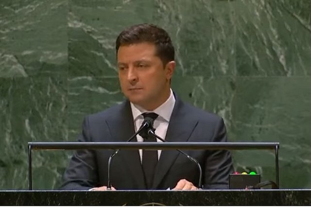 Зеленский во время выступления на Генассамблее ООН процитировал Путина
