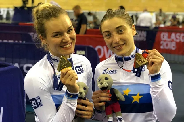 Велотрек. Войнова и Шмелева выиграли золото чемпионата Европы