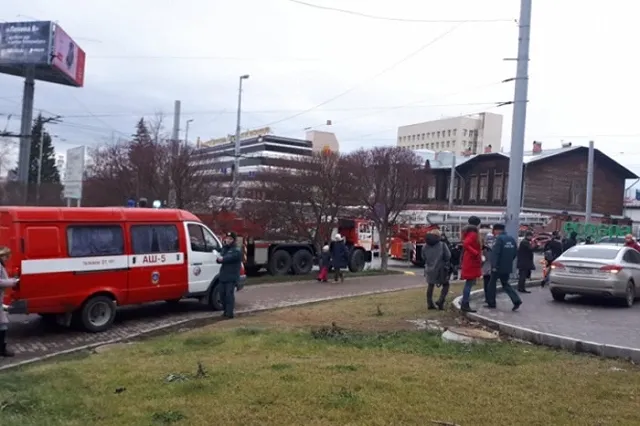 Стала известна причина задымления в бизнес-центре «Высоцкий»