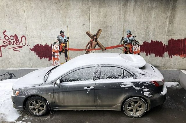 Оксана Иванова — о граффити с Иисусом: «Да здравствует новое религиозное искусство!»