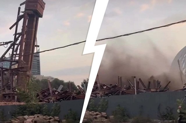 В Екатеринбурге у Цирка окончательно снесли недостроенную гостиницу «Дели»