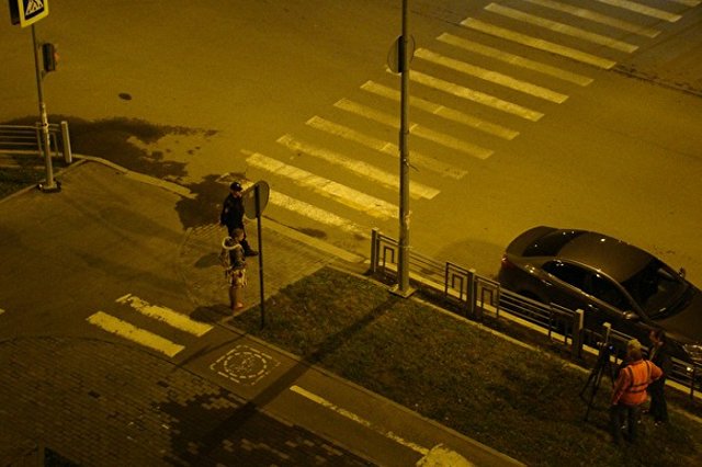 В Екатеринбурге для съемок видеоролика ГИБДД перекрыли дорогу