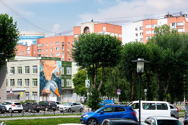 В Екатеринбурге появился очередной арт-объект от «Стенограффии»