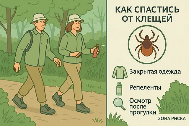 Клещей бояться — в лес не ходить? Эксперт «Пироговки» — о главных правилах защиты