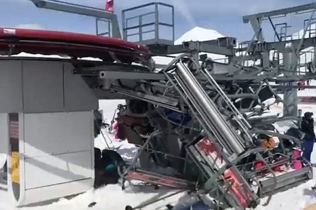 Подъемник на горнолыжном курорте в Грузии превратился в «Кристину» Стивена Кинга