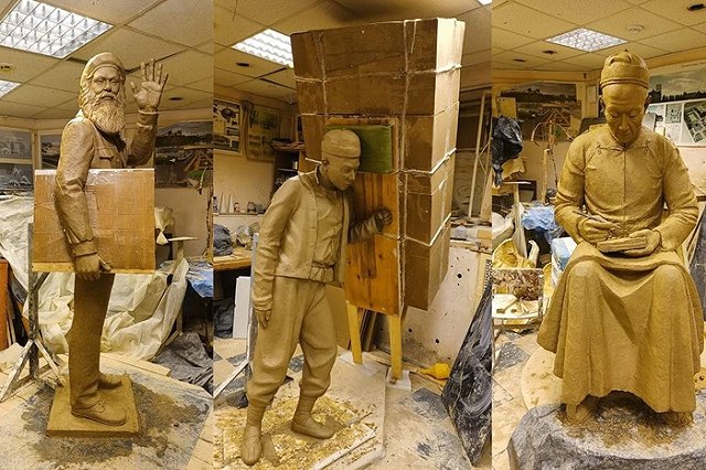 «Сильно груженый». Китайцев возмутили скульптуры работы екатеринбуржца во Владивостоке