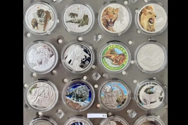 В Екатеринбурге продают коллекцию серебряных монет за 7,5 миллиона рублей