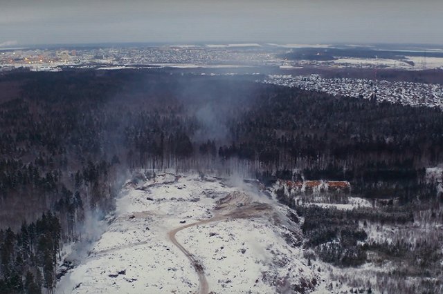 Губернатор прокомментировал проблему тлеющей свалки на Уралмаше
