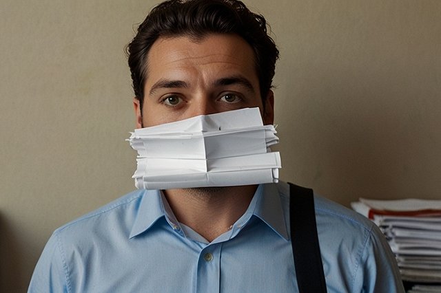 Россиянин съел своё уголовное дело во время допроса