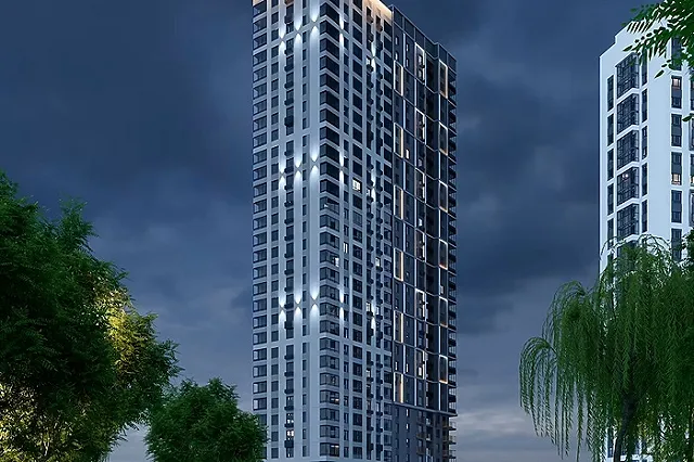 Скандальный проект 34-этажной «свечки» на Ботанике появился на «Дом.рф»