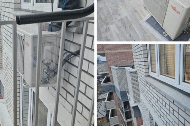 В Екатеринбурге через суд сняли кондиционер с фасада дома