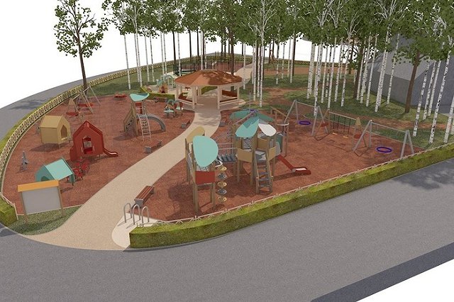 В парке Маяковского появится канатная дорога для детей