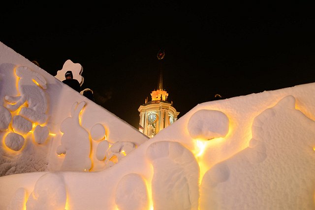 Жителей Екатеринбурга не испугал мороз