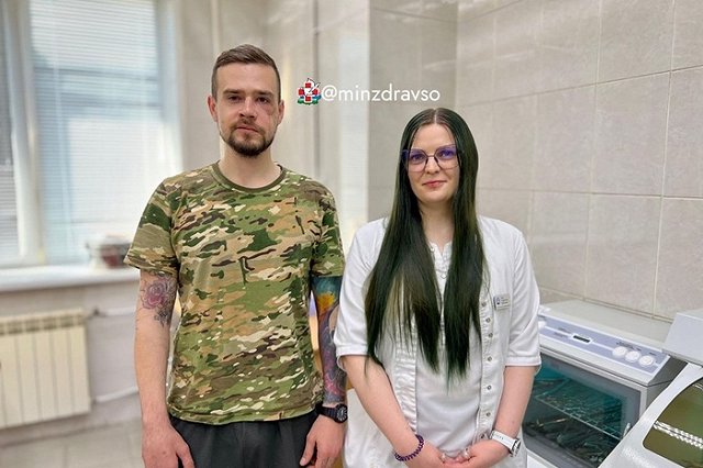 Свердловские хирурги восстановили лицо военному