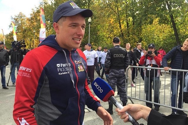 Екатеринбургский гонщик Сергей Карякин хочет назвать свою дочь ЭКСПО