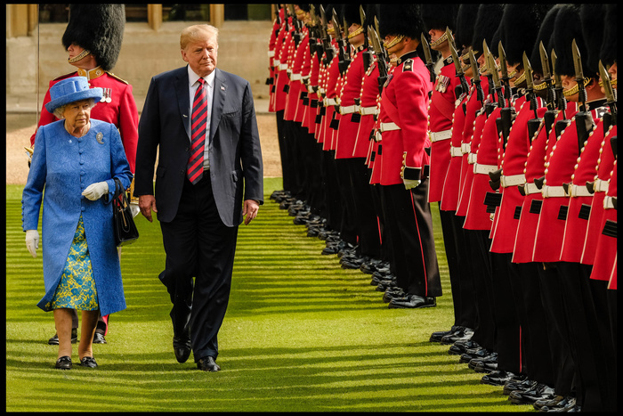 Трамп опоздал на чай к королеве Елизавете