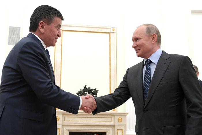 Путин прибыл в Киргизию с государственным визитом