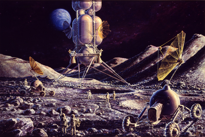 Роскосмос собрался построить базу на Луне к 2035 году