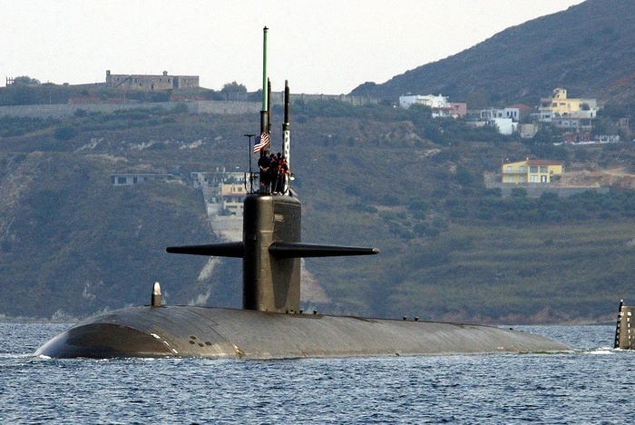 Ударная атомная подлодка США подошла к Средиземному морю