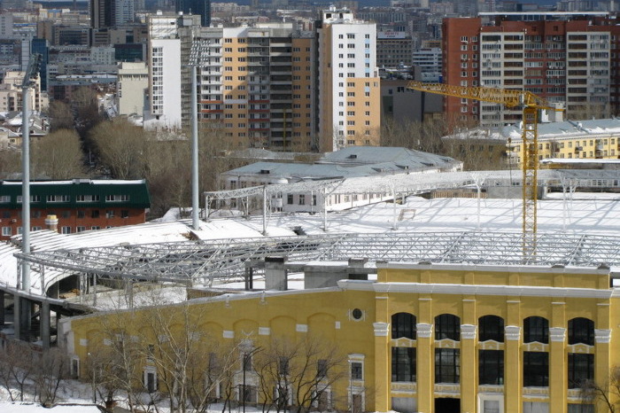 Шувалов: Строительство стадиона «Екатеринбург-Арена» идет по графику