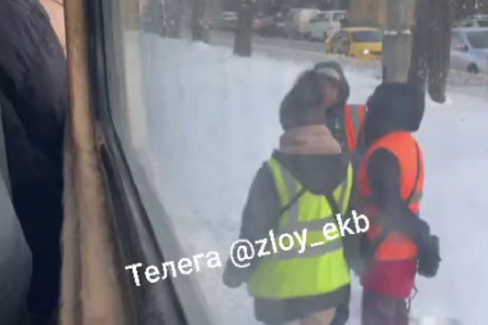 В трамвае Екатеринбурга женщина избила беременную