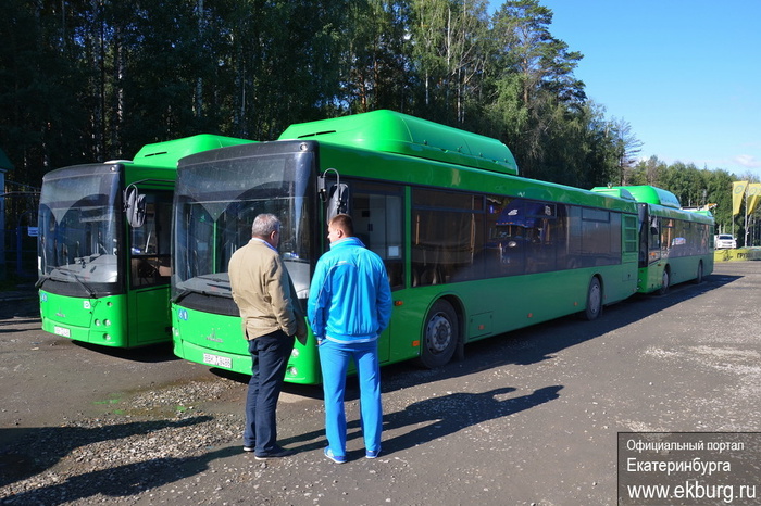 В Екатеринбурге заглох новый низкопольный автобус