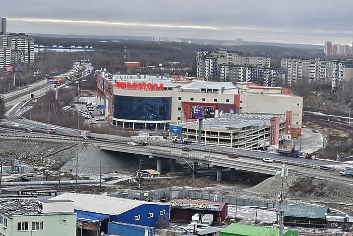 На новом участке развязки у «Калины» запустили движение