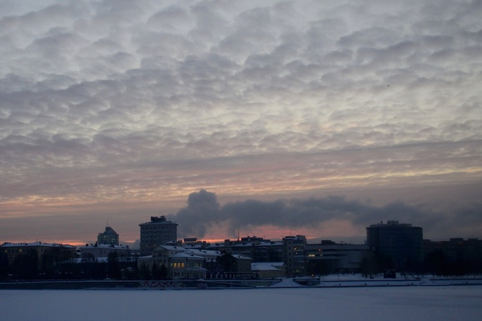 30-градусные морозы на Урале сопровождаются атмосферным загрязнением