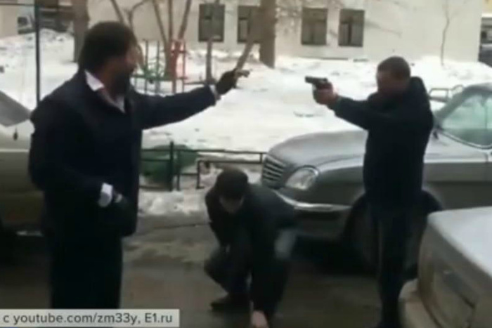 Вчера в центре Екатеринбурга расстреляли «Белого Царя»