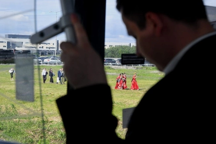 На развязке ЕКАДа выросла огромная пробка (ФОТО)