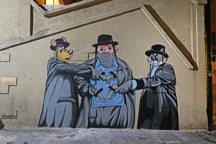 Уральский художник Слава ПТРК изобразил героев «Простоквашино» в образе гангстеров от Гая Ричи