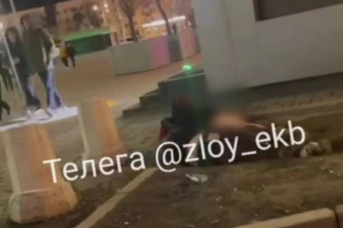 Пара занялась сексом на газоне около главного вокзала Екатеринбурга