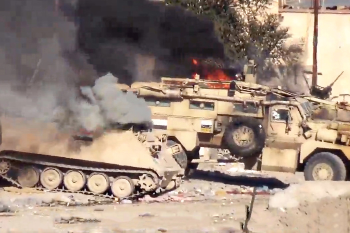 Сирийские исламисты заявили об уничтожении Т-90 в районе Алеппо