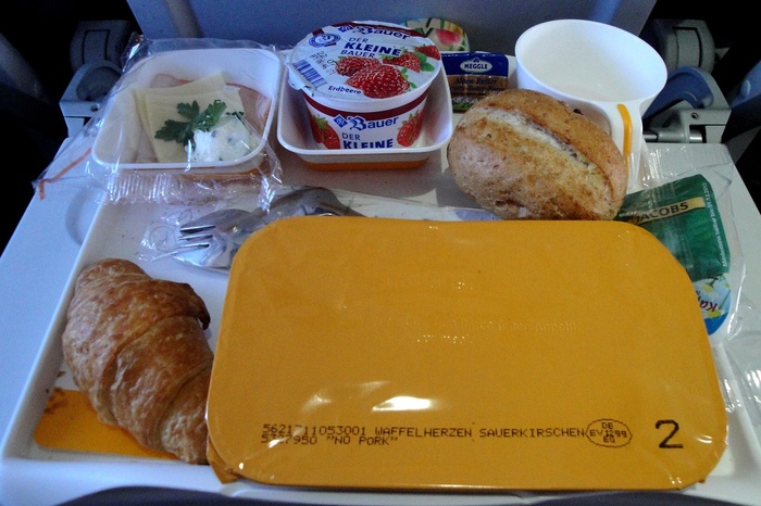 Каждый второй российский турист берет с собой еду в самолет