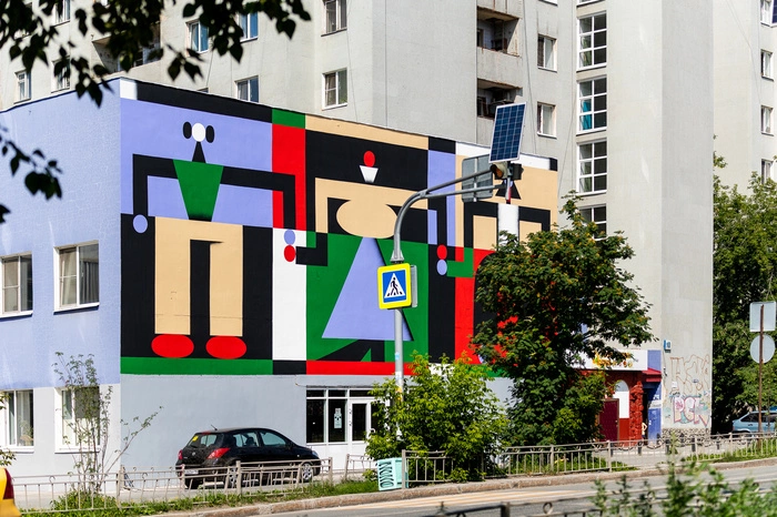 В Екатеринбурге иностранные художники представили новую работу для STENOGRAFFIA