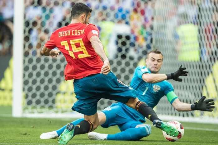 Сборная России обыграла команду Испании в серии пенальти