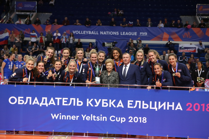Победителем Кубка Ельцина по волейболу стала сборная Нидерландов