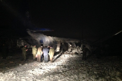 Грузовой самолет Ан-12 разбился в аэропорту «Иркутск-2»
