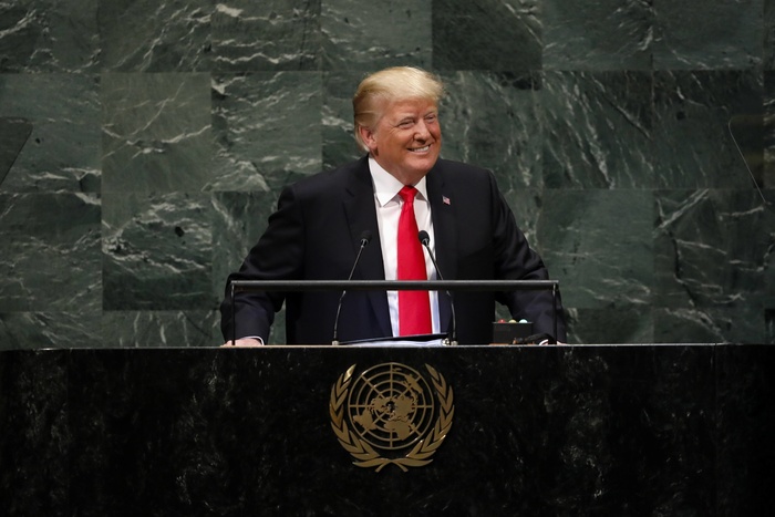 Зал смехом ответил на хвастливое заявление Трампа на Генассамблее ООН