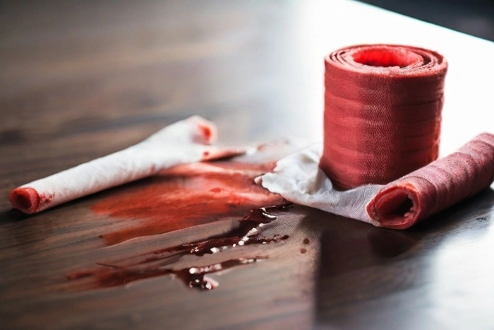 «Большие сгустки крови». В магазин на Краснолесья пришел раненый мужчина